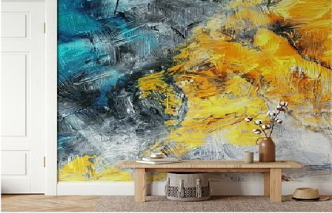 曲靖墙面油画如何保养？