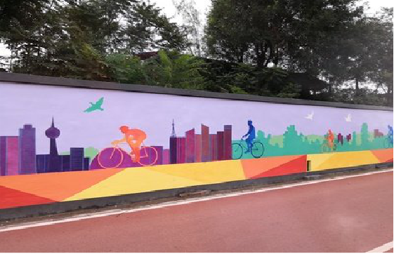 曲靖墙体彩绘-围墙