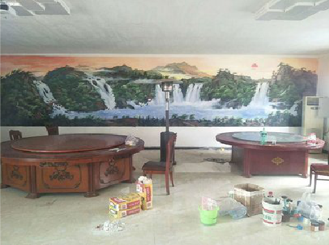 曲靖墙绘-写实风景