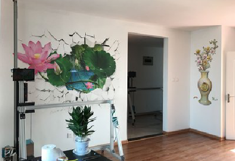 曲靖墙体彩绘相比墙纸的优势。