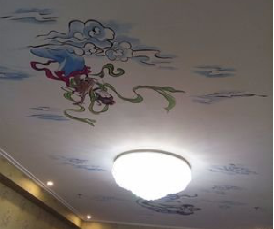 曲靖如何快速绘制天花板上的手绘墙？