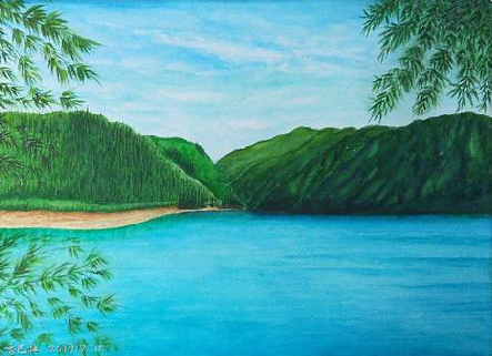 曲靖在墙绘中，如何绘画绿水青山？