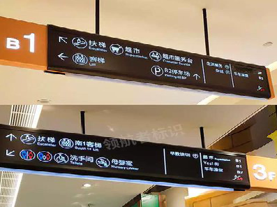 曲靖如何通过商场标识牌引导客流分布？