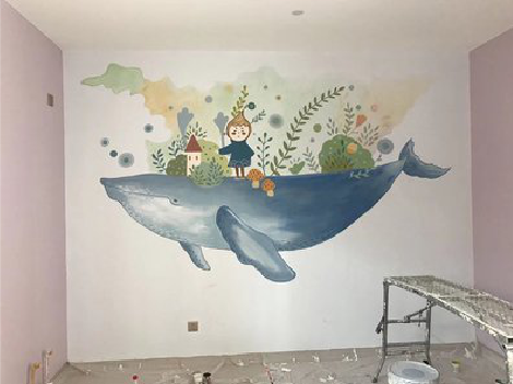 曲靖手绘墙的特点及优势。